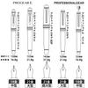 Sailor Professional Gear Slim Fountain Pen, Silver, White, Medium Nib, 11-1222-410