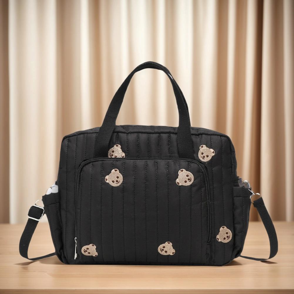 Floral Maternity Bag Large Capacity Travel Hanging Bag Toiletry Luggage Bag Pram Diaper Bag for Women Labor and Delivery