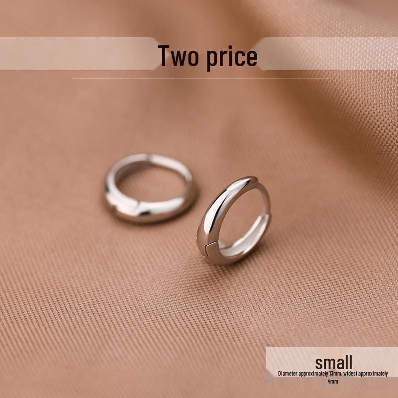 Women's Light Luxury Hoop Earrings, Sleep-Friendly Design, Perfect for Autumn/Winter