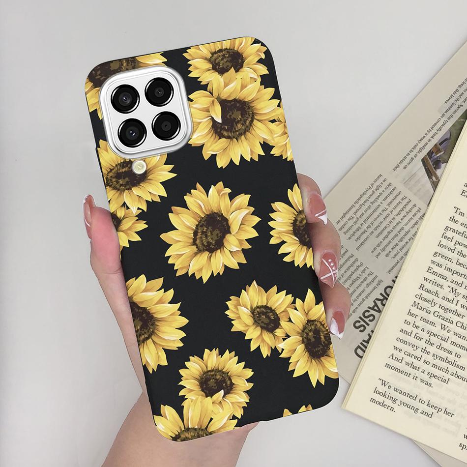 For Samsung Galaxy M33 5G Case Heart Cartoon Silicone Matte Shockproof Phone Cover For SamsungM33 GalaxyM33 M 33 Funda Shell TPU