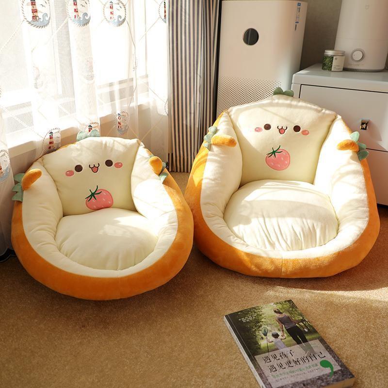 Coussin Mooli sur le sol, siège paresseux, jetée, tatami, futon, chambre japonaise, maison, balcon, fenêtre, sol, coussin doux, hiver
