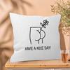 Abstract Humour Bad Smell Funny Cushion Cover Inches Farmhouse Decor Home Throw Pillow Covers for Couch Decorations