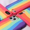 Pouzdro na telefon Rainbow Stripe pro Apple iPhone 14 13 12 Pro Max 11 6s 7 8 Plus XS MAX XR Mini 12pro silikonový kryt