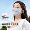 Women's Summer Cycling, Anti-ultraviolet Protection, Eye Protection, Corner Protection, Sun Protection, High Appearance, Ice Silk Sunscreen Mask