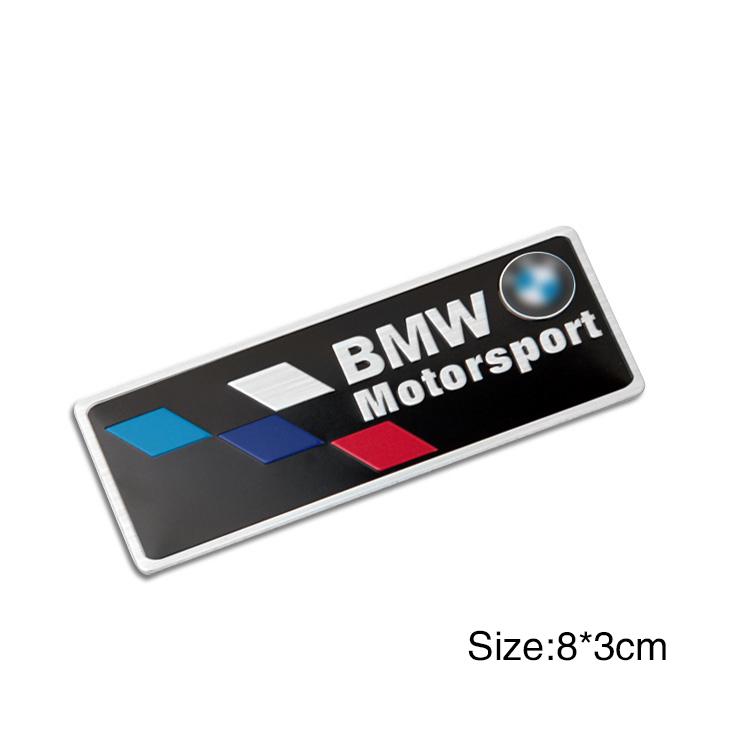 

3D Metal Sticker Body Trunk Decal Emblem Badge Racing Style Exterior Modified Parts For BMW i3 i4 G07 G06 G05 G02 G01 F02 F06