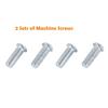 4Pcs Car Plate Zinc Alloy Anti-theft License Plate Bolt Frame Screw Accessories