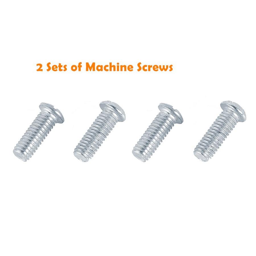 4Pcs Car Plate Zinc Alloy Anti-theft License Plate Bolt Frame Screw Accessories