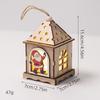 Christmas Luminous Wooden Cabin Ornament - Small House Tree Decoration
