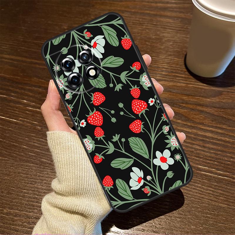 Strawberry For OnePlus Nord CE 5 2 3 4 Lite N20 N30 Case For OnePlus 15 R 13 12 11 8T 10T 13T 12R 13R
