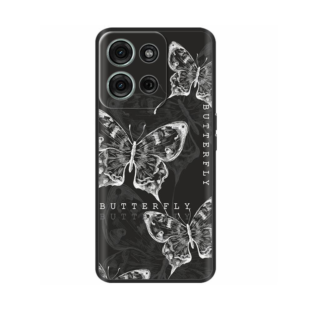For Motorola Moto G75 Case Moto G35 G55 G15 Cute Cartoon Painted Shockproof Cover Fundas For Motorola Moto G75 5G MotoG75 Bumper