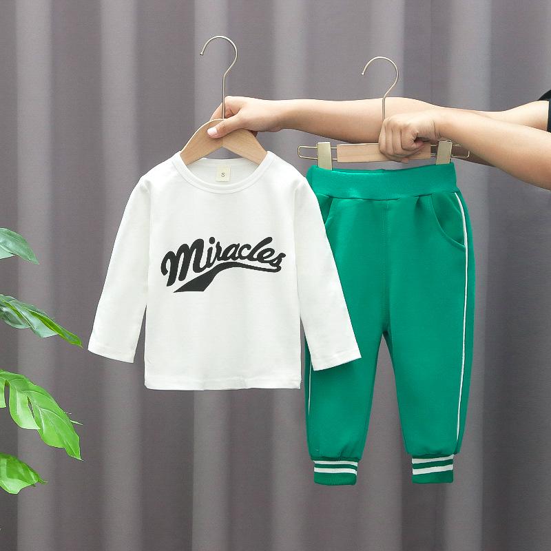 Toddler Boys' & Girls' Long-Sleeve Jacket Set - Fashionable Spring & Autumn Baseball Outfit.