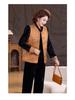 New Chinese-Style Winter Vest Suit: 3-Piece Gold Velvet Set for Middle-Aged Women