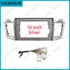 10 Inch Car Radio Fascia Frame Canbus Box Decoder For Toyota Rav4 2013-2018 LHD Android Radio Dashboard Fitting Panel Kit