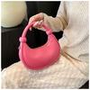 IELGY Korean Version Fashionable Hand-Carrying Crescent Bag Unique One-Shoulder Niche All-Match Messenger Bag