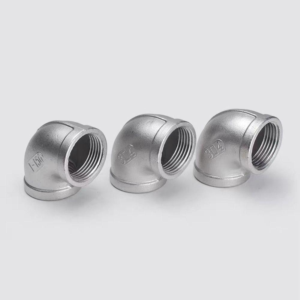 Durable 304 Stainless Steel Elbow Fittings 90 Degree BSPT Female Pipe Fittings 1/8" 1/4" 3/8" 1/2" 3/4" 1" NPT Fittings