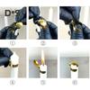 4Pcs/Set Automatic Candle Extinguisher Metal Shell Candle Wick Flame Snuffer Clip Adjustable Ring Putting Out Candle Stopper Candle Accessories