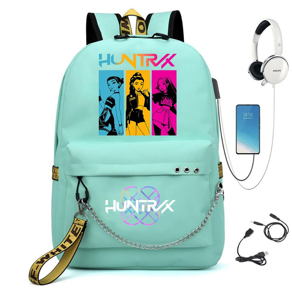 K-pop Printed Backpack for Teenager Girl Boy Bookbag Kid Gift Large Capacity Waterproof Travel Bag Rucksak