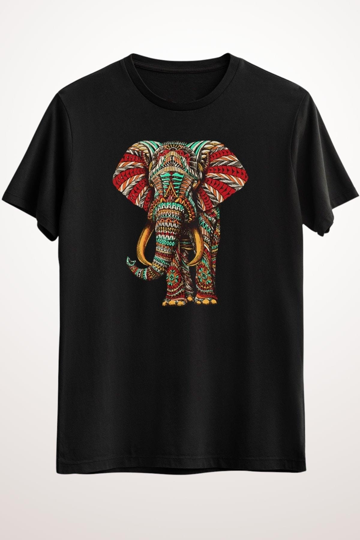 

Мужская черная хна, стильная, художественная, Save The Elephants Wildlife — DS1242