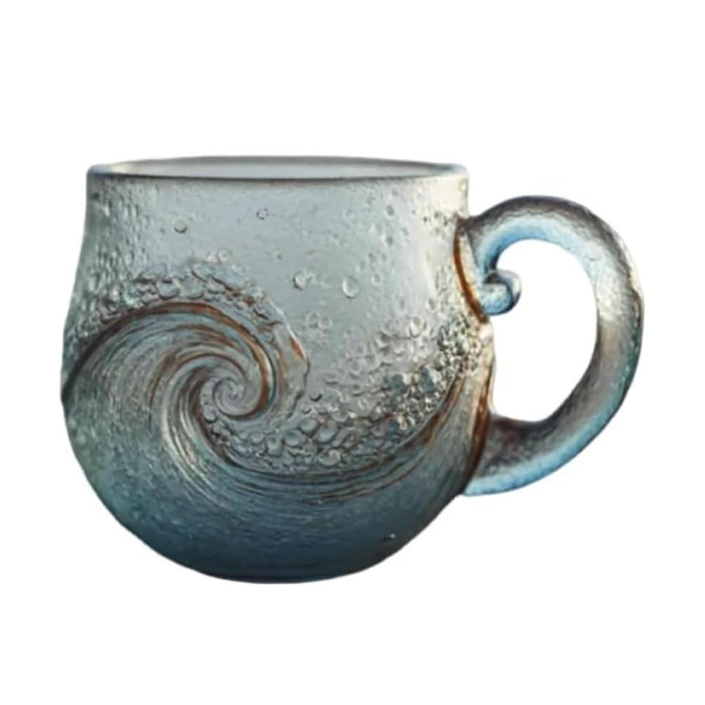 

Посуда ручной работы Кружка из морского стекла Выдувное мастерство 1