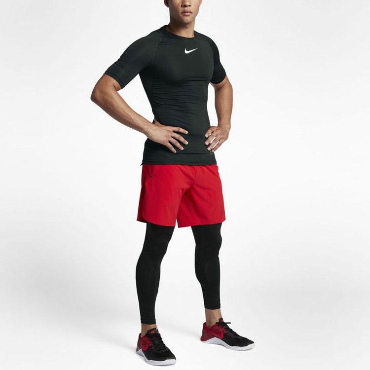 Nike Pro Quick Dry Training Sports Short Sleeve Black Men's 838092-010