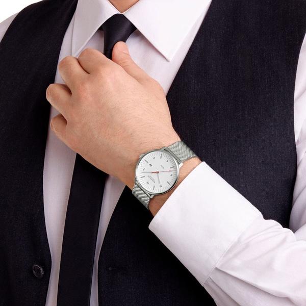 Mondaine DOPPIO Series Unisex Solar Wrist Watch MLE.41910.LBV MLE.41910.SM Gift Casual Business Sports Student