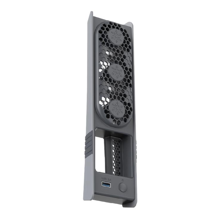 

ABS Cooling Fan Ensures best Temperature Management with LED Adjustable Speed Fan Gaming Accessories for P5 серый