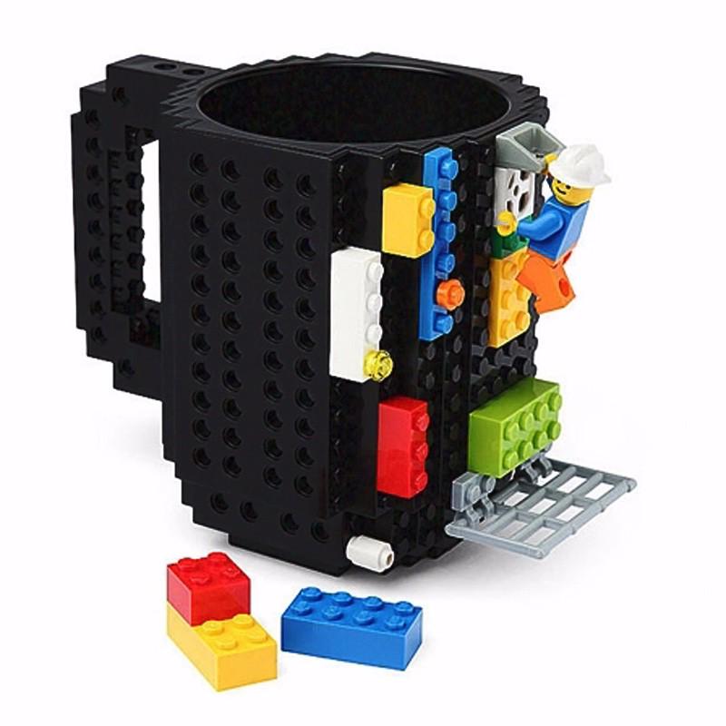 Building Blocks Mugs DIY Block Puzzle Mug Children Toy Assembly Mug Coffee Cup
