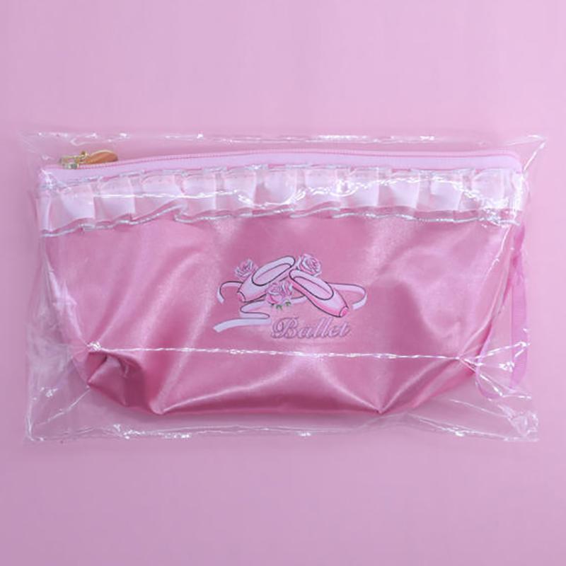 Dance Bag Shoes Storage Pouch Ballet Organizer Handbag Bags Pouches Satin Ballet Shoe Bag Dance Shoes Pouch