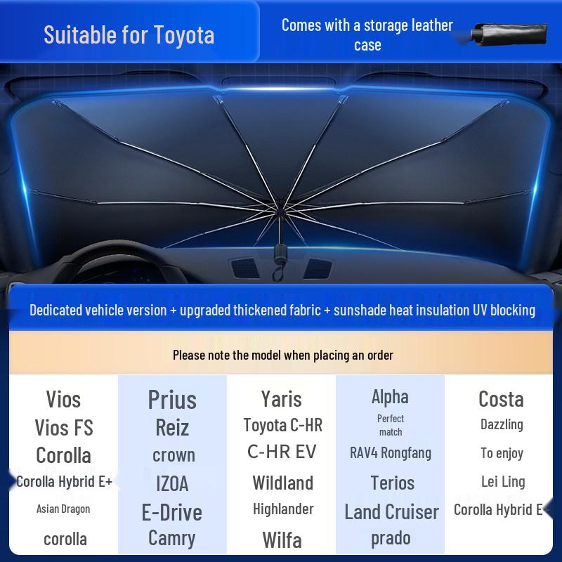 Car Sunshade for Window, Interior Protection, Heat Insulation, Sun Blocker, and Windshield Shield Cover