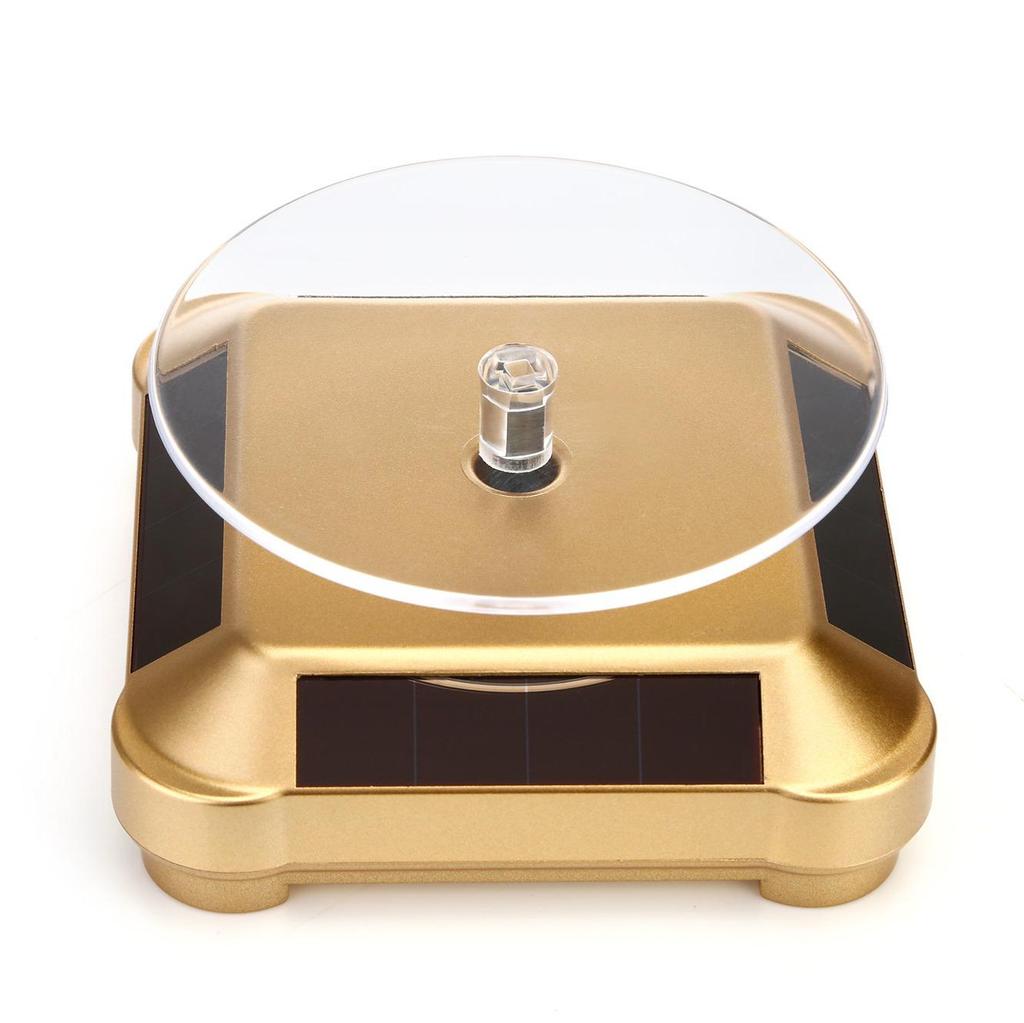 Solar-Powered Baoding Dual-Use Display Stand Turntable for Jewelry and Rotating Platform