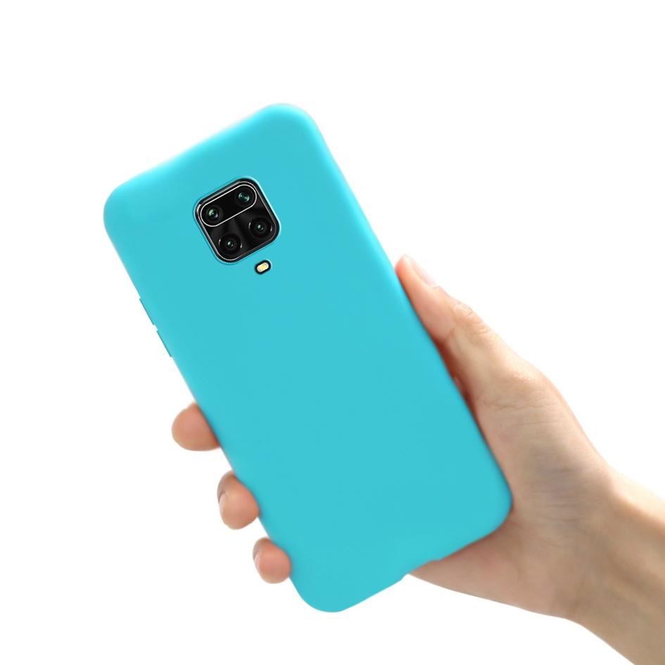 Hülle Für Xiaomi Redmi note 9S 9 S Hülle Note9 Pro Einfache Einfarbige Silikonhülle Fundas auf für Redmi Note 9 Pro Max Handyhülle