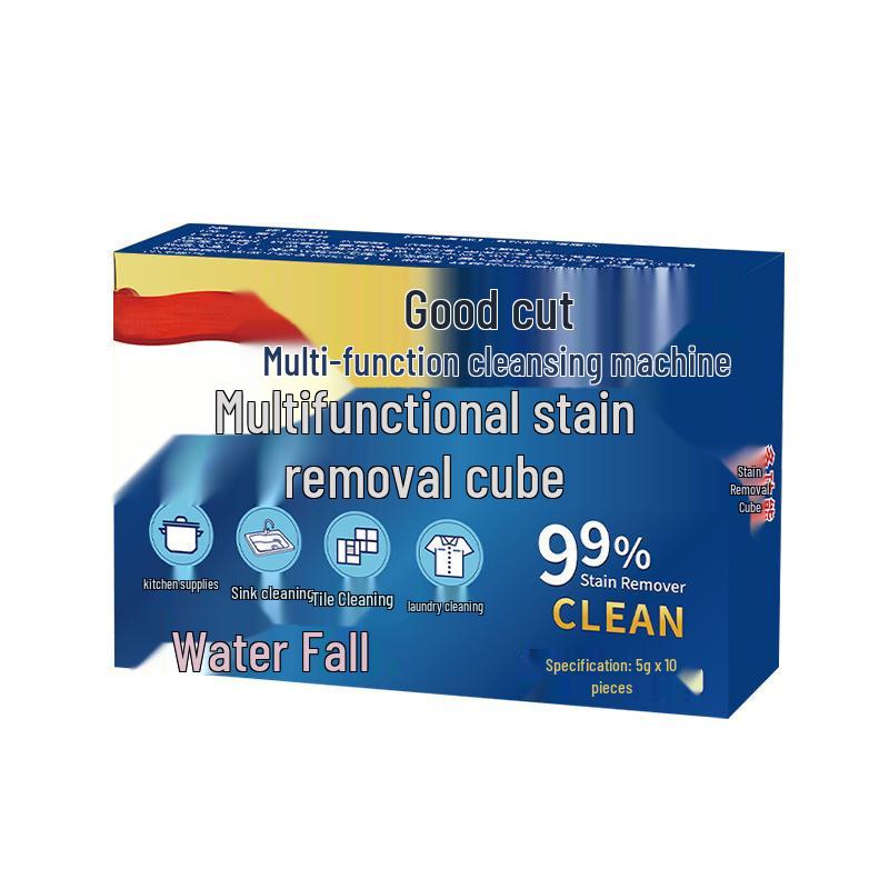 Magic Cube Effervescent Cleaner: All-in-One Active Oxygen Tablet for Kitchen, Bathroom, and Laundry