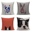 Premium Quality Boston Terrier French Bulldog Cushion Pillow Case For All Rooms