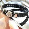 UrbanSpirit Series Stainless Steel Bracelet MONT Braided Leather MB Bracelet