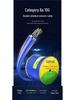 Shanze CAT6A Double Shielded Network Cable - 10G Anti-Interference for Home Improvement