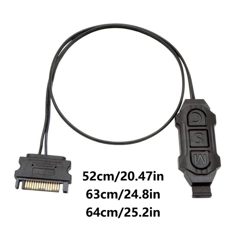 5V 3 Pin ARGB Controller Power Controller for Computer Fan Lighting Synchronization and Speed Adjustment Light Strips