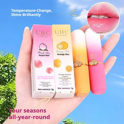 Peach Color-changing Lipstick, Moisturizing, Long-lasting, Waterproof