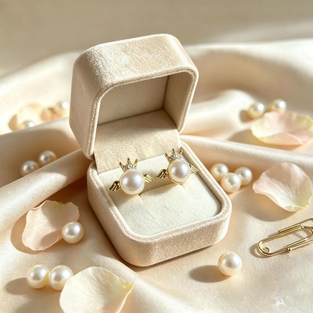 Elegantes clips magnéticos para las orejas con diamantes, perfectos para orejas no perforadas.. Accesorio de moda japonés-coreano para un look de celebridad de alta gama.