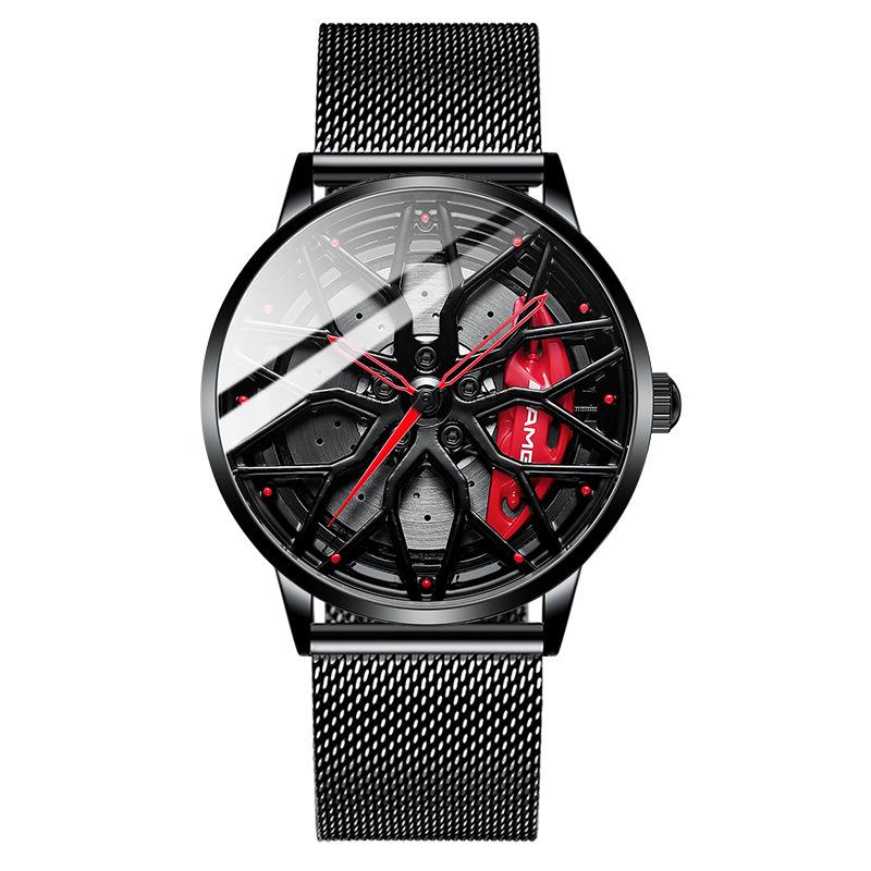 SVJ Wheel Watch Forged Hollow Watch Men's AMG 488 Hydraulic Men's Watch Quartz Watch