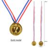 Crown Gold Silver Bronze Award Medal Reward Football Competition Prizes Award Medal For Souvenir Gift Outdoor Sport Kids Toys