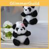 Plush Backpack Panda Pendant Keychain Cartoon Bag Decorations Toy Gift Kids