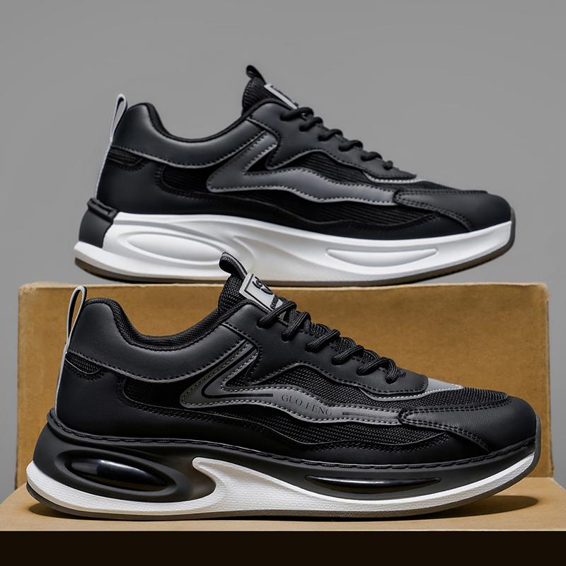 Nowa Moda Męskie Cztery Pory Roku Wygodne Buty na Grubej Podeszwie Studenci Chłopcy Modne Miękka Podeszwa Oddychające Casualowe Sneakersy do Biegania