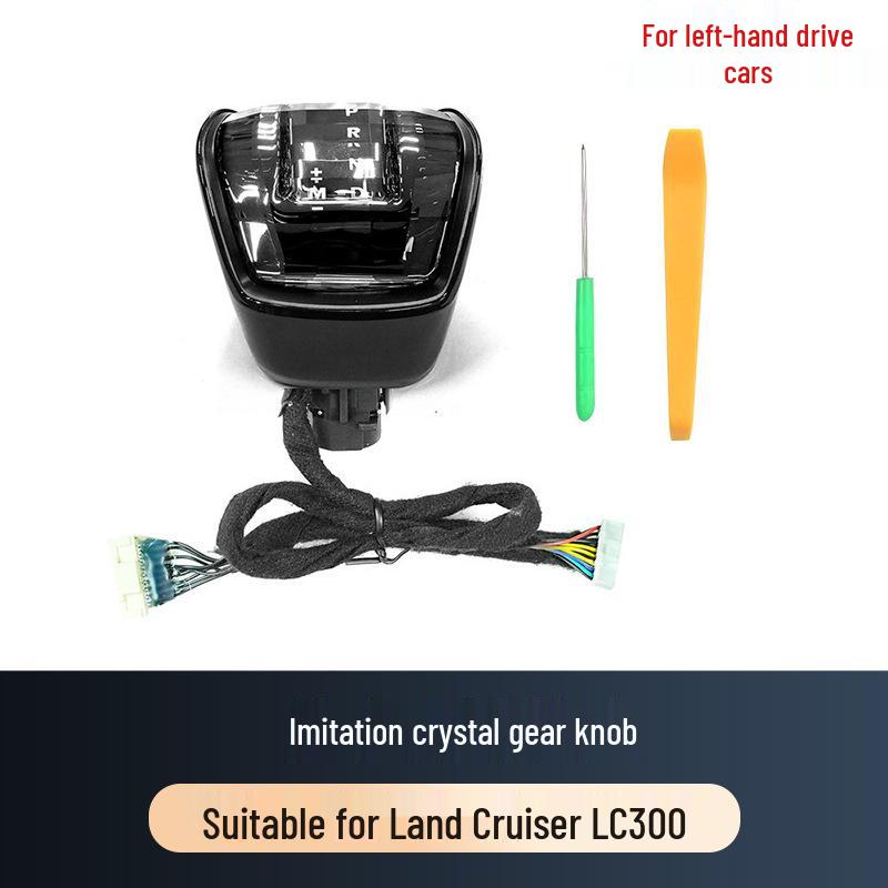 Buton schimbător de viteze Crystal Toyota Land Cruiser LC300 cu lumină ambientală
