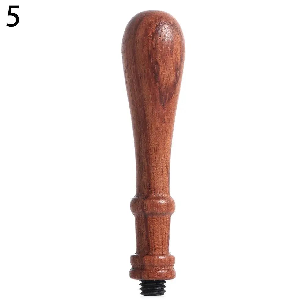 1Pc Wood Handle Wax Seal Stamp Accessories Portable Mini Diy Seal Tool Retro Wood Color Just Handles Post Gifts Decorative