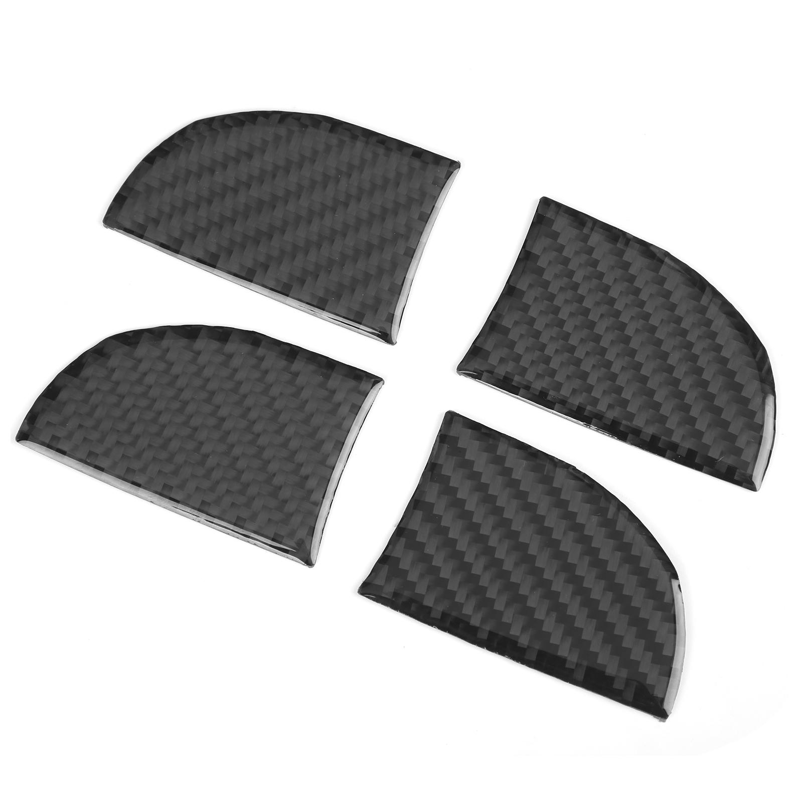 

4pcs Interior Door Bowl Trim Cover Carbon Fiber Decoration Fit for Corolla 2014‑2018