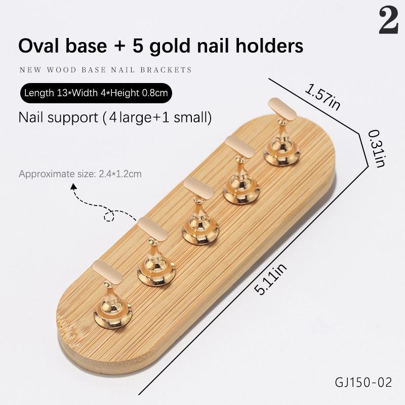 Log Magnetic Practice Holder Nails Tools Strong Magnet Stand Fake Nail Display Nail Support Accessories,