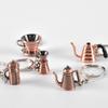 Creative Barista Coffee Tamper Keychain Coffee Machine Handle Moka Pitcher Keyring Portable Coffeeware Espresso Accessories Gift
