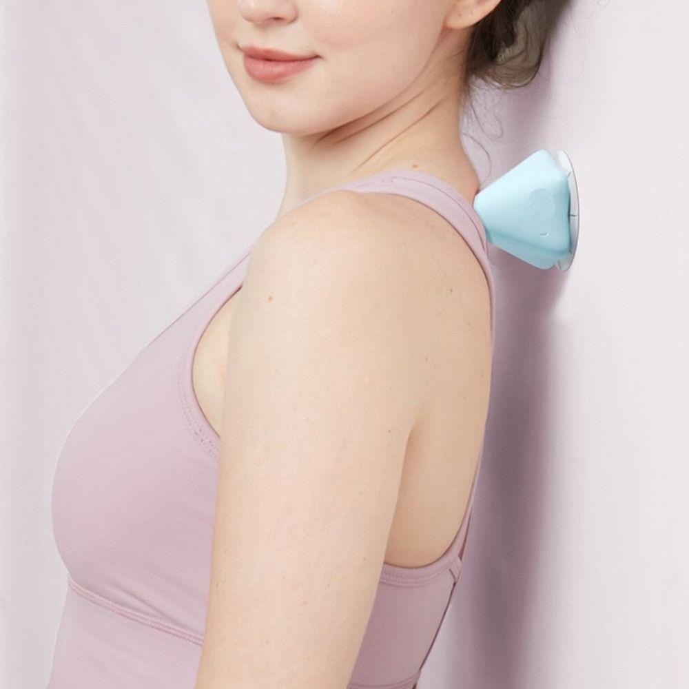 Silicone Sports Massage Cone Yoga Fascia Ball Suction Cup Massager Ball  Neck/Shoulder/Leg