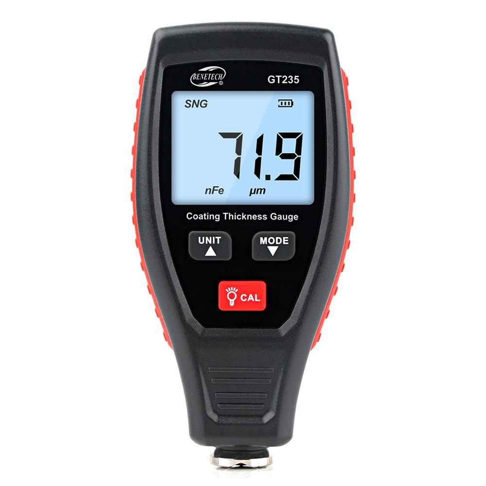 Measurement Range 0-1.8mm Digital Paint Depth Gauge Meter Coating Thickness Gauge with Accuracy 0.1um