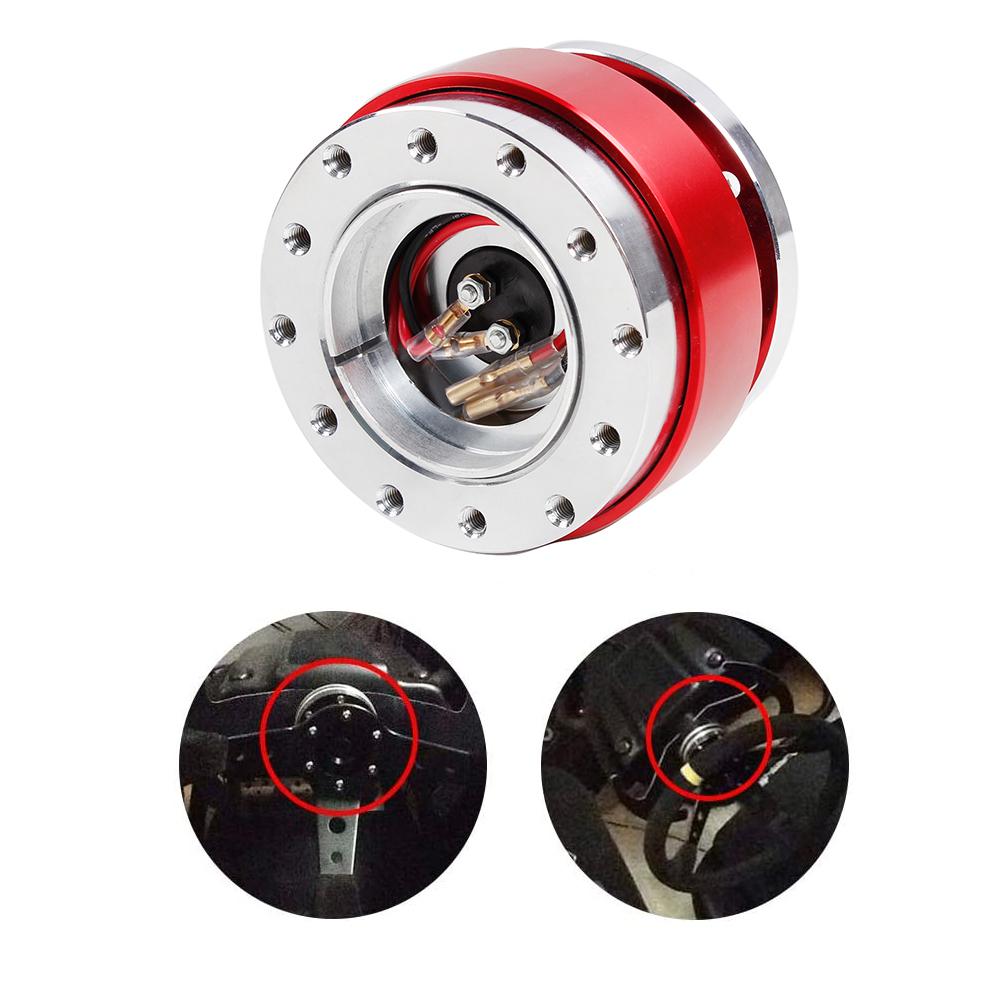 Universal Car Tuning Steering Wheel Snap Off Quick Release Hub Adapter Boss Kit For Steering Wheel PCD-70/75mm QR030